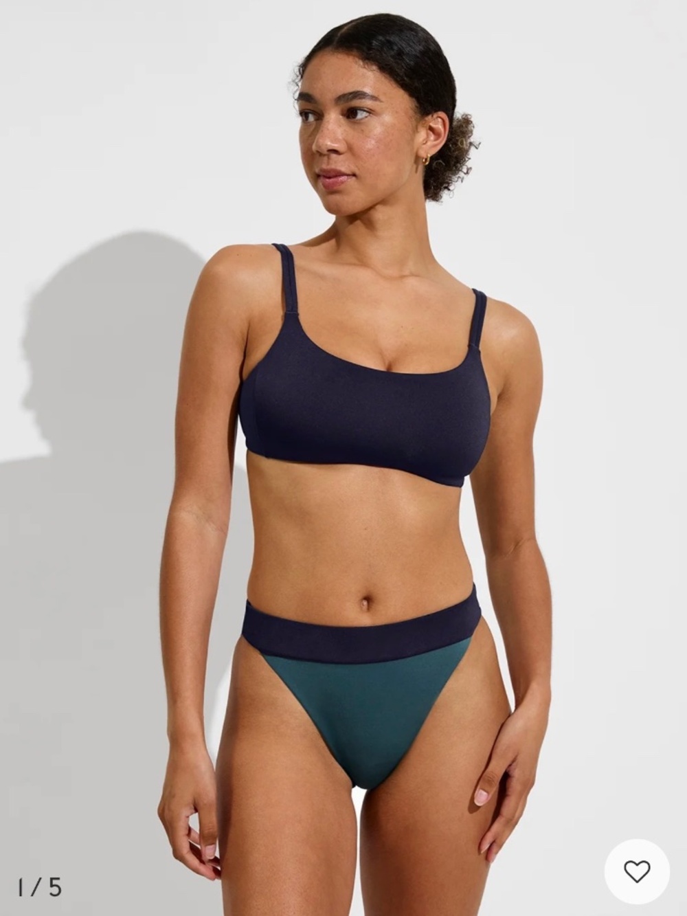 EUC LEFT ON FRIDAY - Sprint / Navy Pool Days Top D+ and Hi Tide Bottoms, Medium
